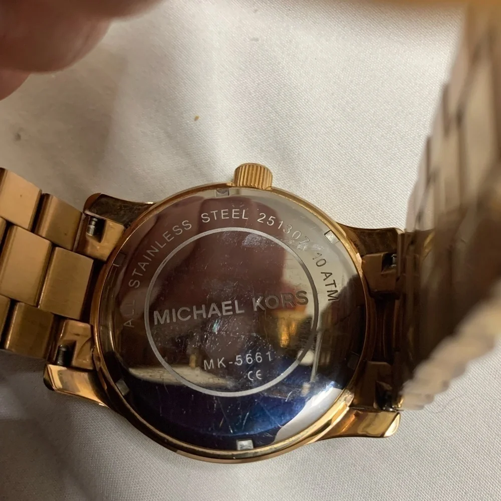 Michael Kors Rose Gold Watch MK5661 -- small wrist links removed